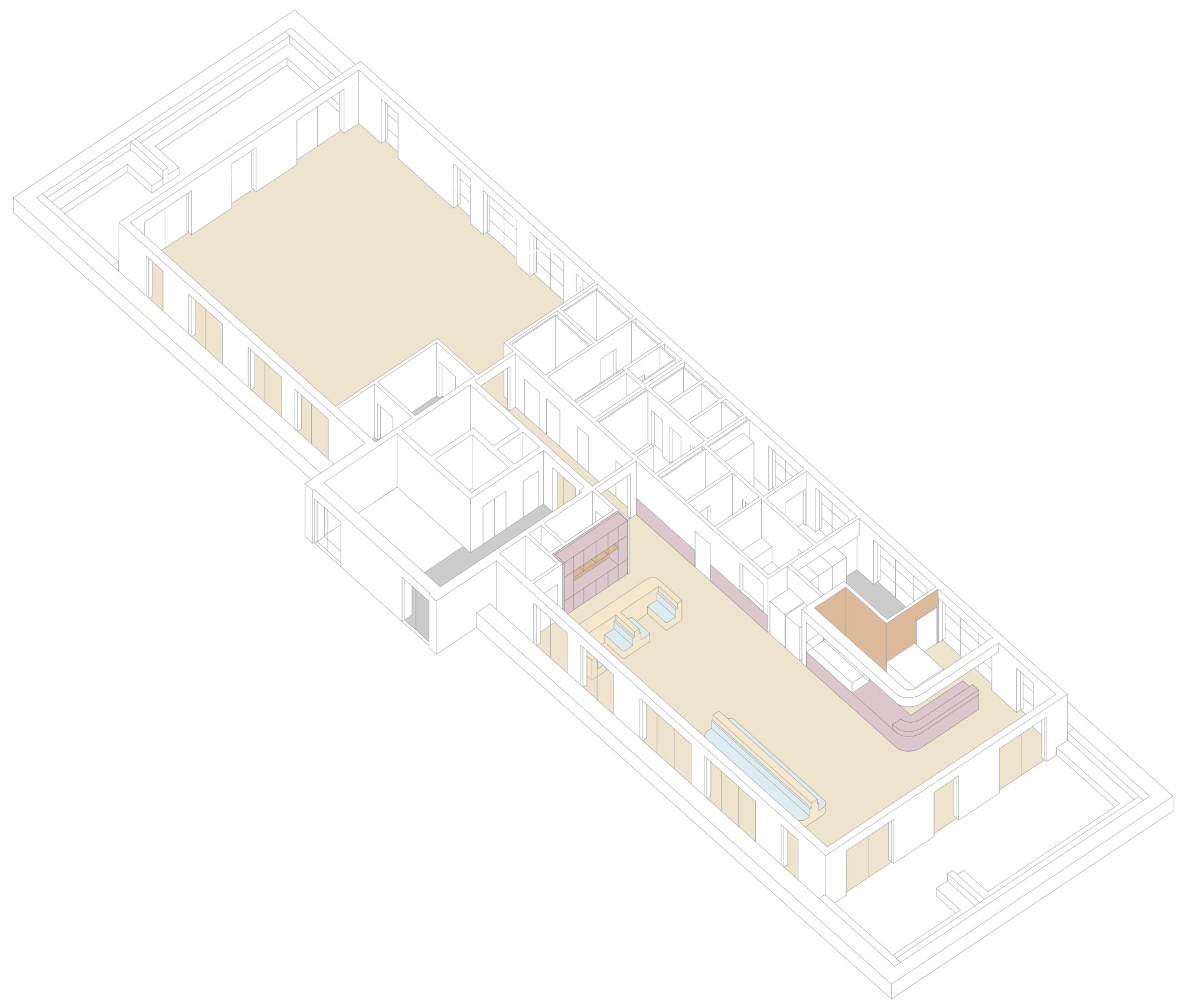 Staffelgeschoss - Raumflächen und Einbauten